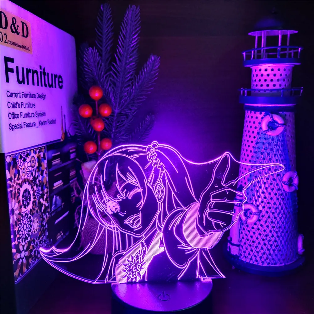 3D Night Lamp YUMEMITE KAKEGURUI LED Night Lights Toy Lighting Illuminator Lampara Gift Anime Visual Table Light Collectors Doll
3D Night Lamp YUMEMITE KAKEGURUI LED Night Lights Toy Lighting Illuminator Lampara Gift Anime Visual Table Light Collectors Doll