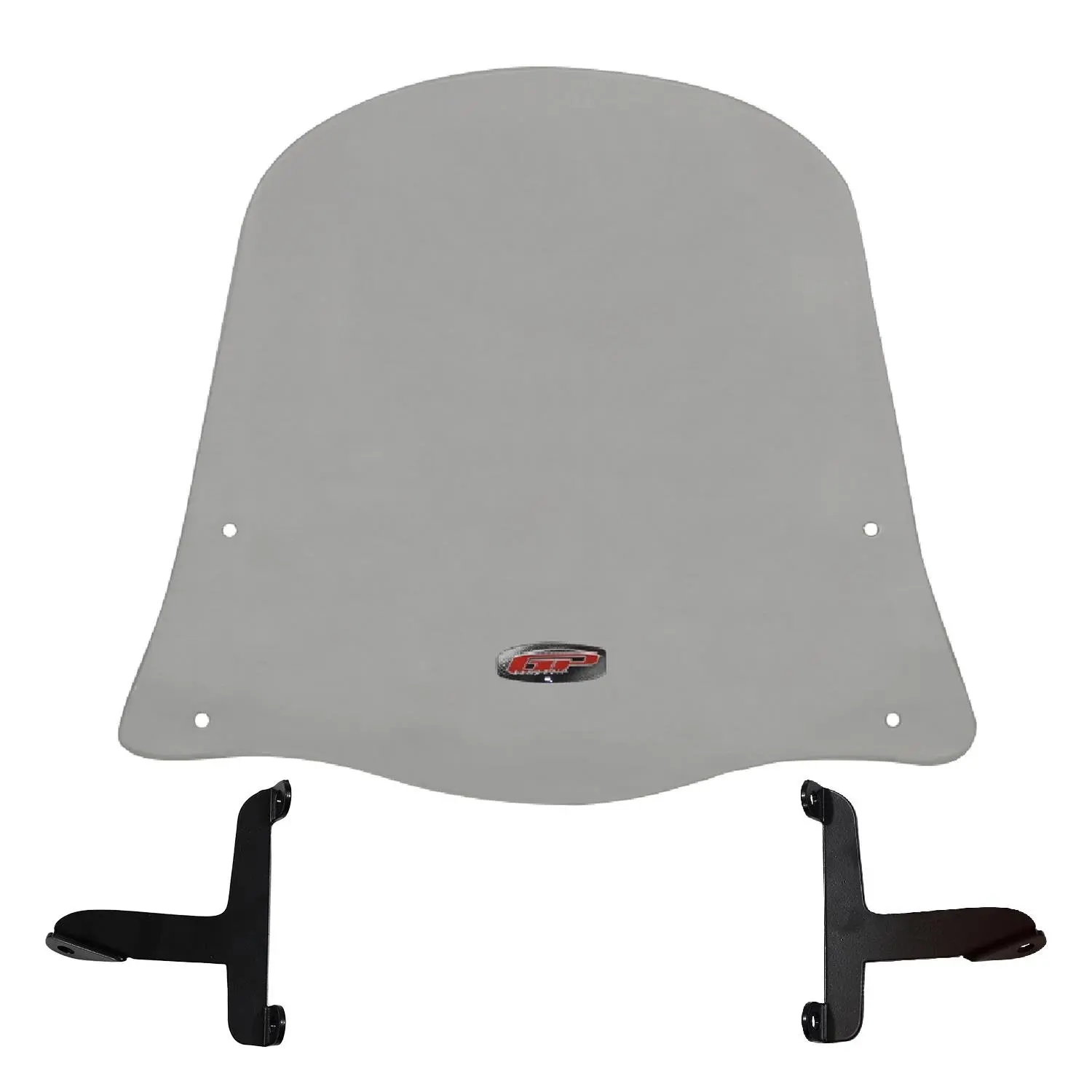 GP композитный для скутера Универсальный 2020 совместимый ветровое стекло дымчатое 42 см