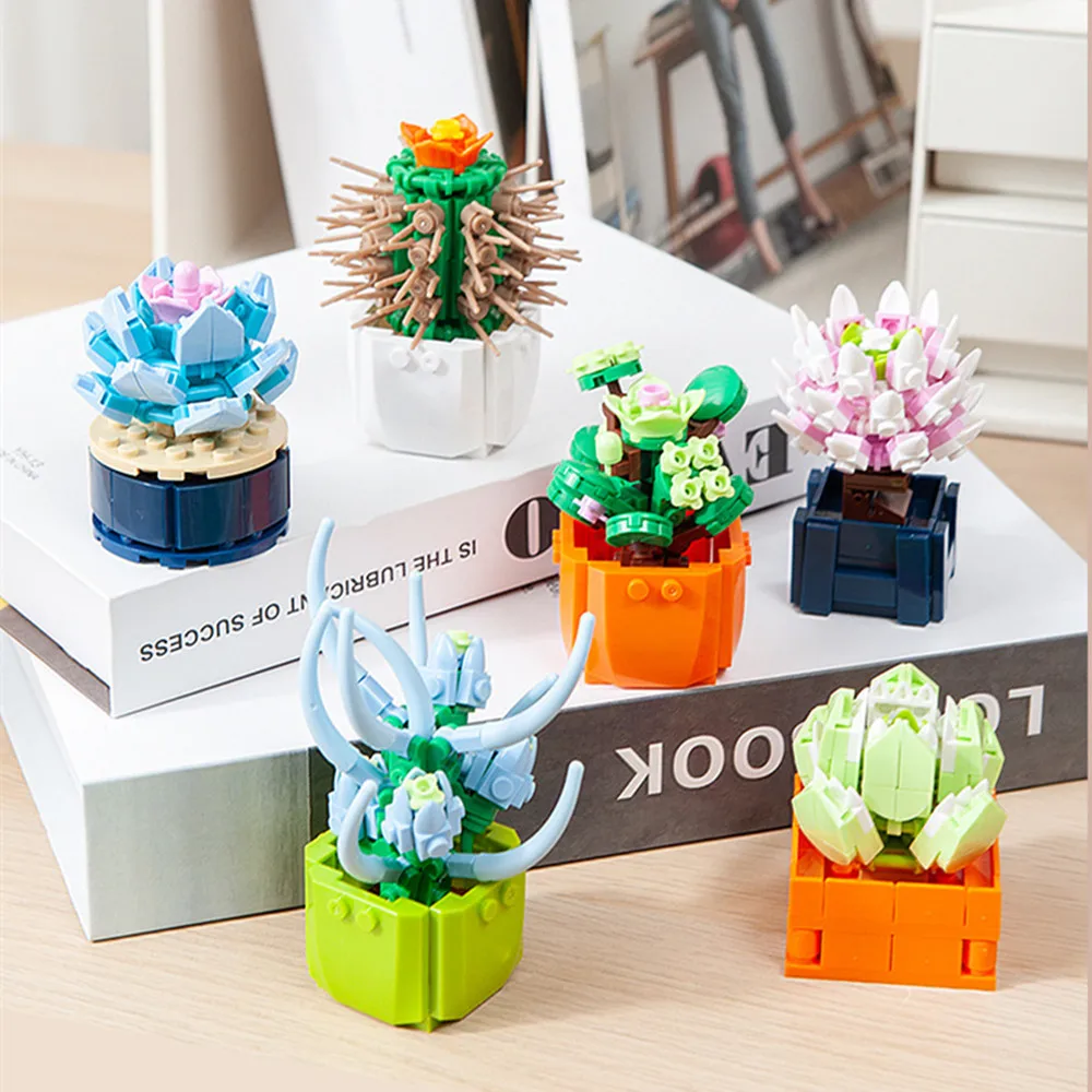 2021 City Creativity Immortal Flower Blossoms Succulent Plant Building Blocks Bricks DIY MOC Assembly Toys For Girls Gift
2021 City Creativity Immortal Flower Blossoms Succulent Plant Building Blocks Bricks DIY MOC Assembly Toys For Girls Gift