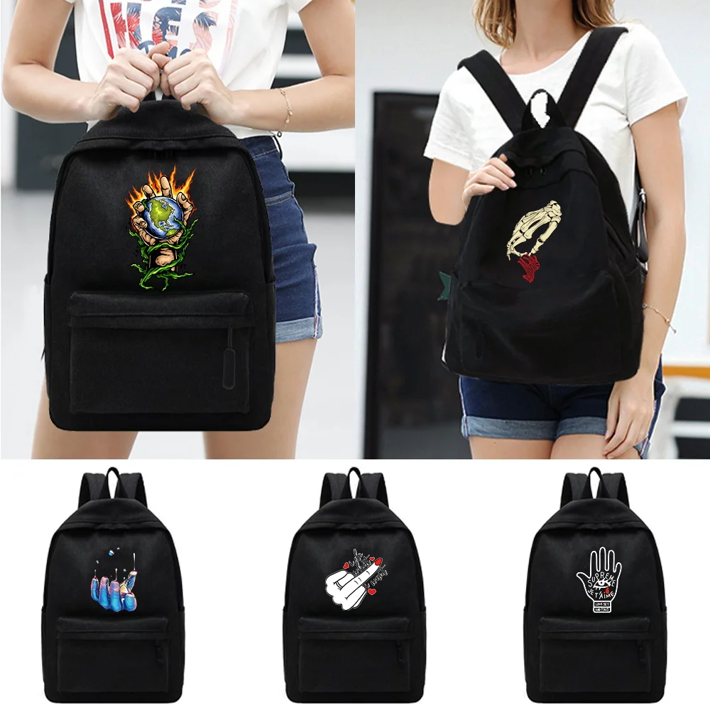 New Backpack Version Female Middle School Student Schoolbag Casual Daypack Travel Bag Hand Printed Unisex Youth Rucksack
New Backpack Version Female Middle School Student Schoolbag Casual Daypack Travel Bag Hand Printed Unisex Youth Rucksack