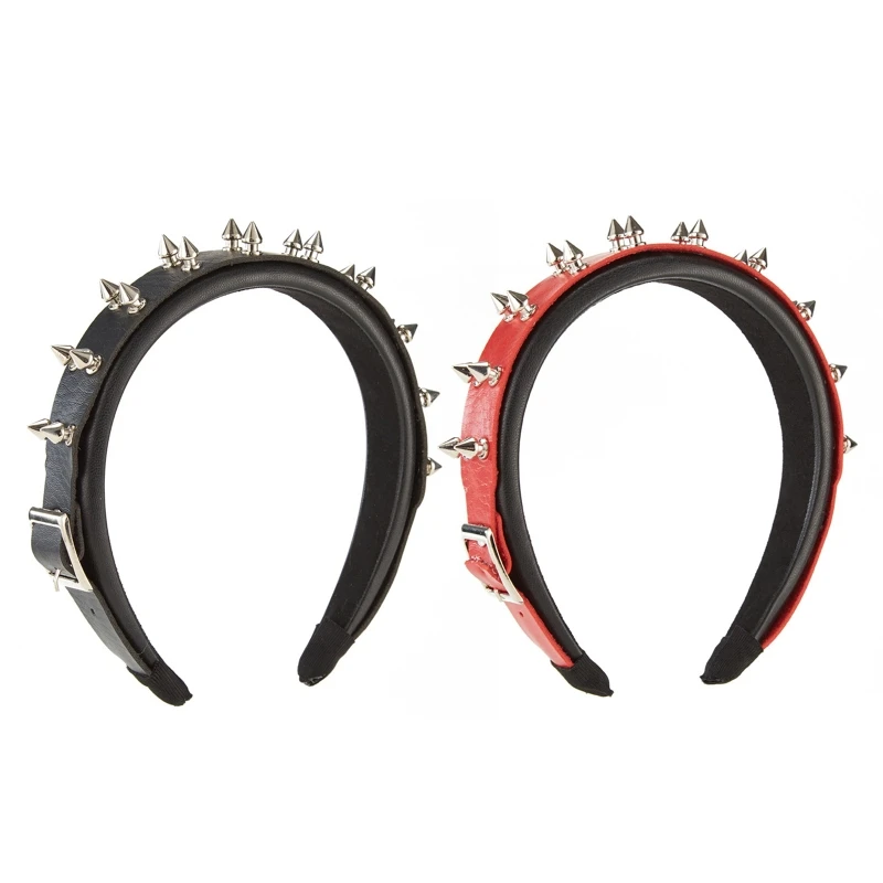 New style Rivet Headband Rock Headwear Punk Headband Steampunk Stud Rivets Hair Band
New style Rivet Headband Rock Headwear Punk Headband Steampunk Stud Rivets Hair Band