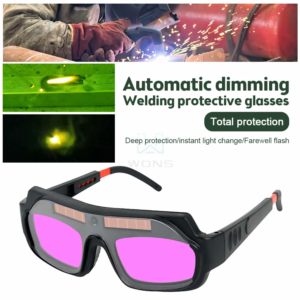 Automatic Darkening Dimming Welding Glasses Burning Welding Goggles Eye Shields Protective Eye Glasses Against Glare
Automatic Darkening Dimming Welding Glasses Burning Welding Goggles Eye Shields Protective Eye Glasses Against Glare