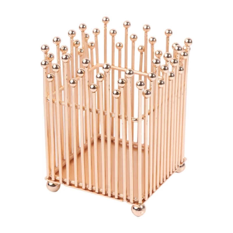 Decorative Pen Holder Cup Metal Pen Pencil Holder Tabletop Makeup Brush Storage Holder for Bathroom Vanity Office Desk
Decorative Pen Holder Cup Metal Pen Pencil Holder Tabletop Makeup Brush Storage Holder for Bathroom Vanity Office Desk
