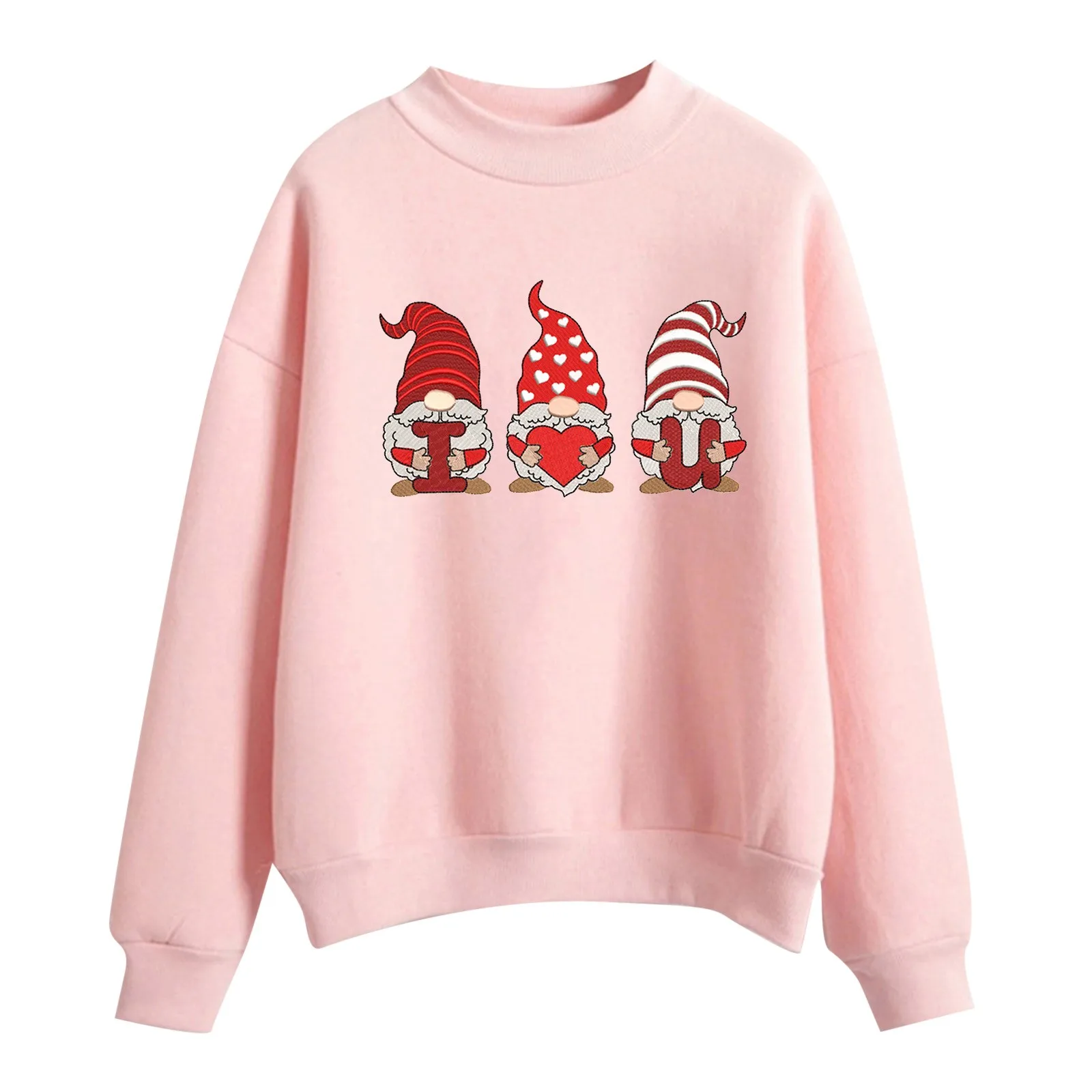 Long Length Sweater Women Womens Large Loose Valentines Day Solid Color Printed Sweater Round Neck Graphic Workout Tops Women
Long Length Sweater Women Womens Large Loose Valentines Day Solid Color Printed Sweater Round Neck Graphic Workout Tops Women