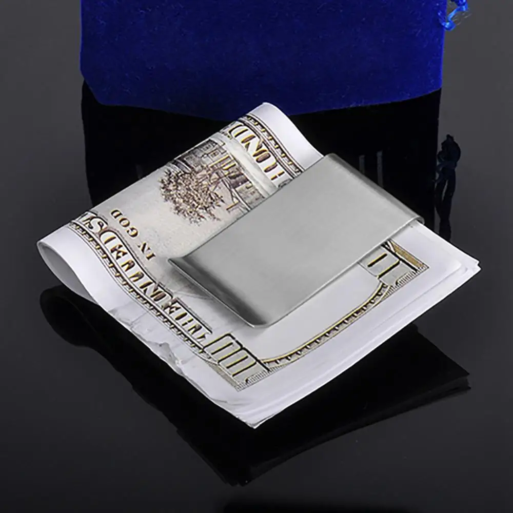 Clip Credit Clip Silver Purse Men Wallet Card Money Metal Holder Slim Steel Color Money Stainless Wallet
Clip Credit Clip Silver Purse Men Wallet Card Money Metal Holder Slim Steel Color Money Stainless Wallet
