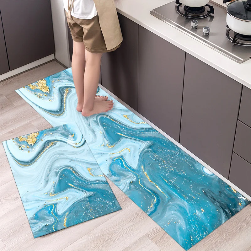 Nordic Simple Anti-Slip Marbling Kitchen Mat Antifouling Bath Entrance Door Mat House Rug Modern Home Decor Bedroom Carpet
Nordic Simple Anti-Slip Marbling Kitchen Mat Antifouling Bath Entrance Door Mat House Rug Modern Home Decor Bedroom Carpet