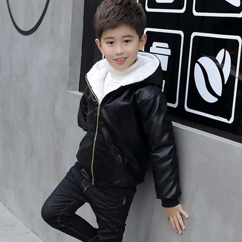 6 9 10 11 12 Years Children Boys Girl Hooded Fur Zipper Biker Leather Jacket Winter Warm Fleece Coat Teenager Outerwear
6 9 10 11 12 Years Children Boys Girl Hooded Fur Zipper Biker Leather Jacket Winter Warm Fleece Coat Teenager Outerwear