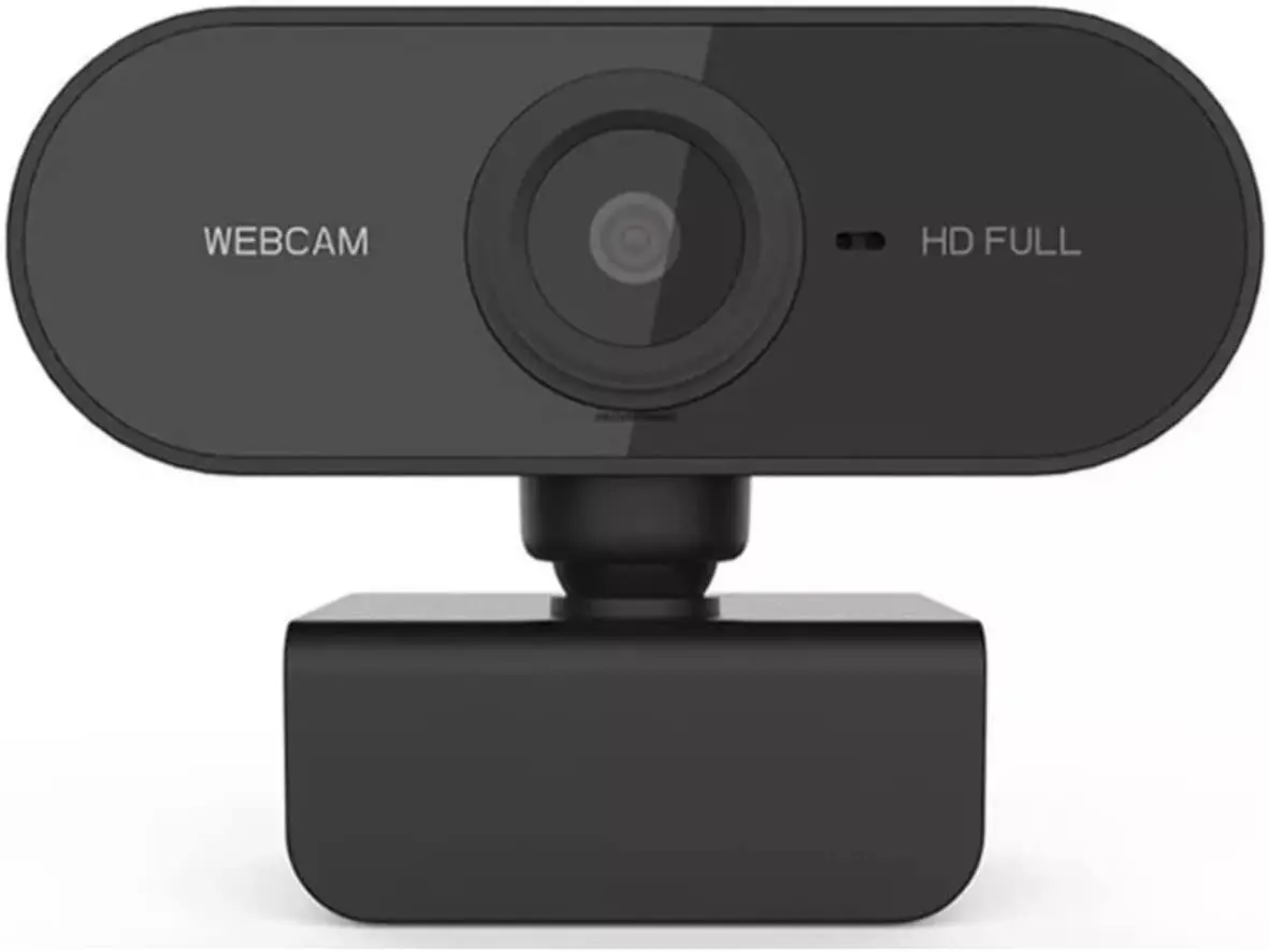 

Webcam Full Hd 1080P Preta Computador Câmera Usb Visão 360º Com Microfone Home Ofice ! Microfone ! Teans, Zoom, Meet, Hangouts!