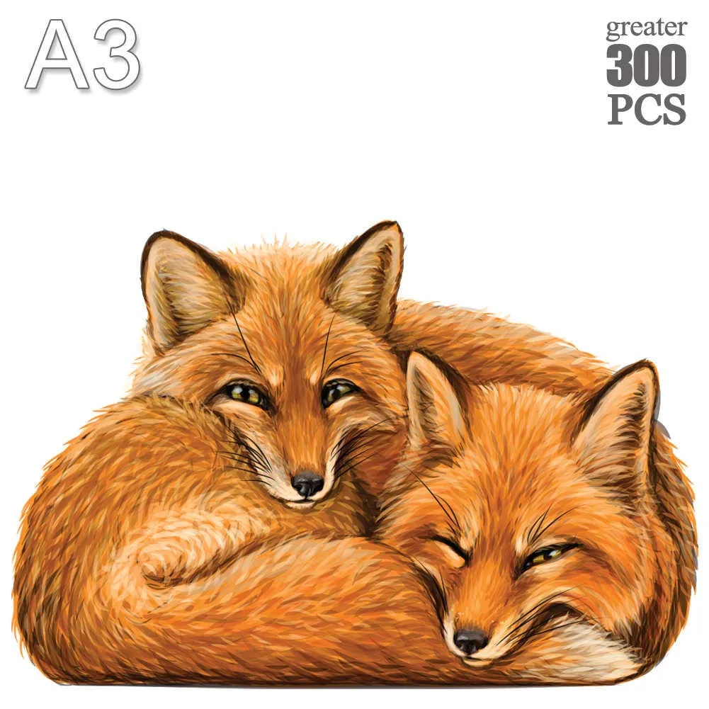 300 PCS Wooden Animal Puzzles Jigsaw for Adults Kids Toys Mysterious Fox Puzzle Christmas Gifts Family Games Wood Jigsaw 2022
300 PCS Wooden Animal Puzzles Jigsaw for Adults Kids Toys Mysterious Fox Puzzle Christmas Gifts Family Games Wood Jigsaw 2022