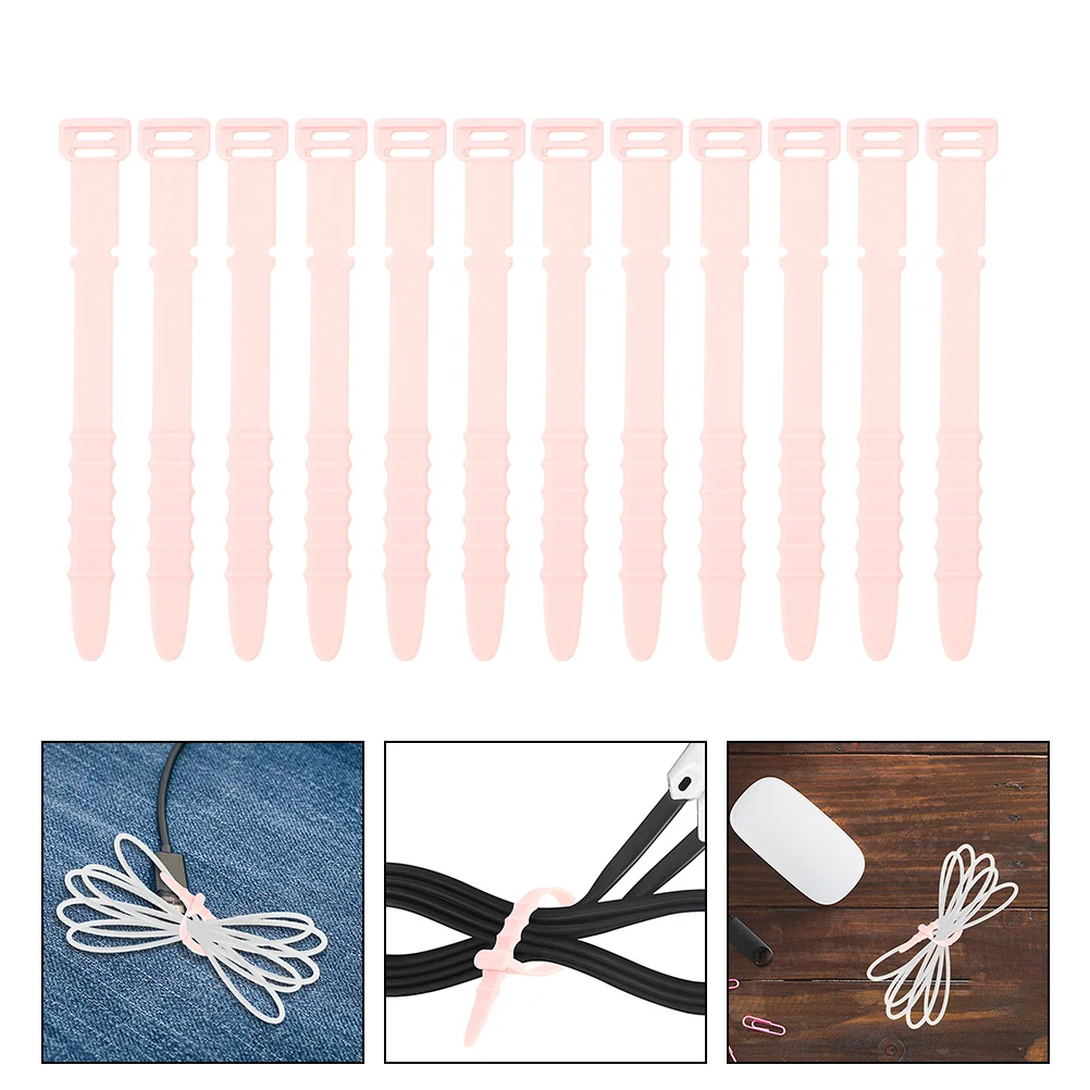 12pcs Cable Organizer Flexible Portable Silicone Earphone Cables Holder Data Cable Ties Cable Winders Cable Keepers
12pcs Cable Organizer Flexible Portable Silicone Earphone Cables Holder Data Cable Ties Cable Winders Cable Keepers
