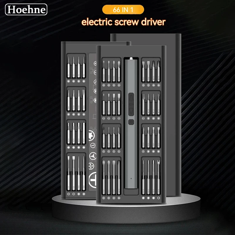 66 IN 1 Eletric Screwdriver Set Precision Magnetic Bits Kits USB Charging Screw Driver with LED Light Professional Repair Tool
66 IN 1 Eletric Screwdriver Set Precision Magnetic Bits Kits USB Charging Screw Driver with LED Light Professional Repair Tool