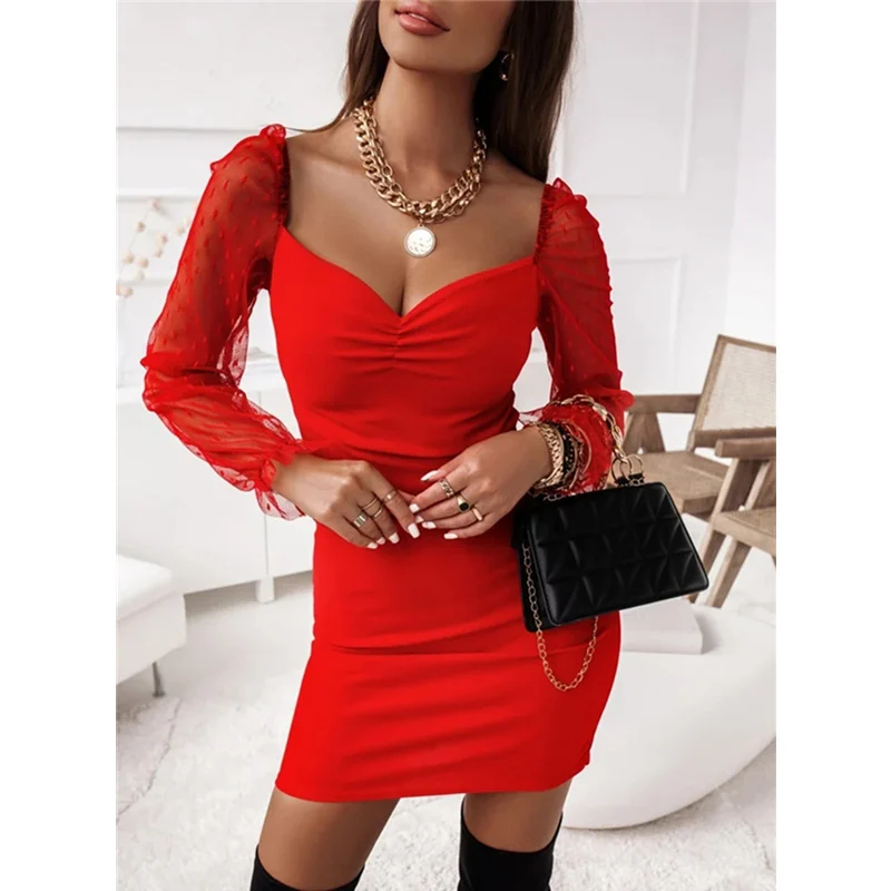 Женское элегантное Кружевное облегающее платье с вырезами на сезон осень-зима, соблазнительное коктейльное платье с длинным рукавом и V-обр...
Женское элегантное Кружевное облегающее платье с вырезами на сезон осень-зима, соблазнительное коктейльное платье с длинным рукавом и V-обр...