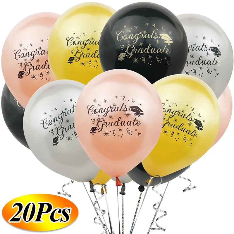 10/20pcs Rose Gold Silver Black Latex Balloons Happy Graduate Party Decorations Kids Adult Boy Girl Holiday Balloons Supplies
10/20pcs Rose Gold Silver Black Latex Balloons Happy Graduate Party Decorations Kids Adult Boy Girl Holiday Balloons Supplies