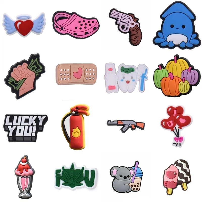 Shoe Charms Accessories Fits for Crocs Single Sale 1pcs Decorations PVC Buckle for Kids Party Christmas Gifts Pins
Shoe Charms Accessories Fits for Crocs Single Sale 1pcs Decorations PVC Buckle for Kids Party Christmas Gifts Pins