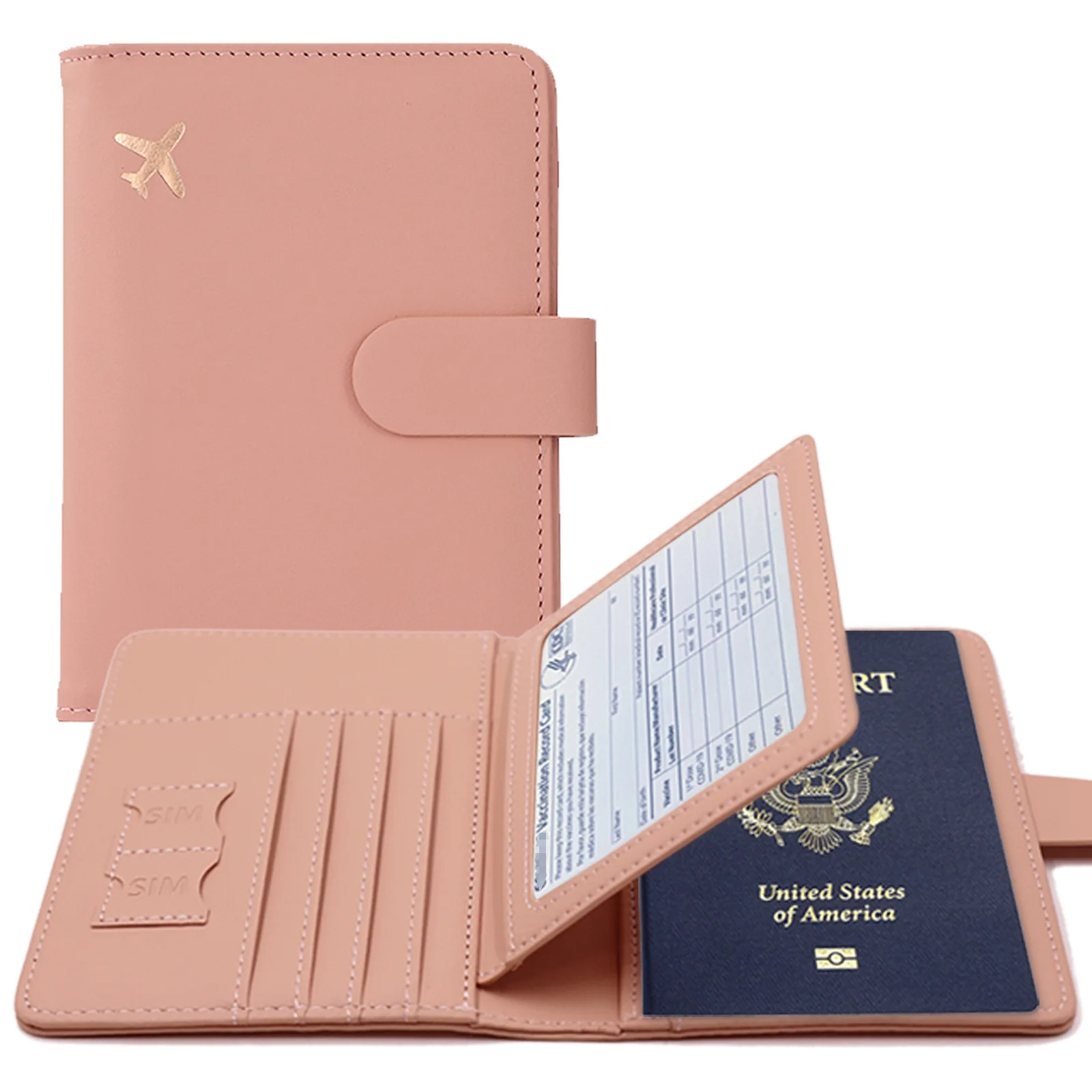 Passport Cover PU Leather Man Women Travel Passport Holder with Credit Card Holder Case Wallet Protector Cover Case
Passport Cover PU Leather Man Women Travel Passport Holder with Credit Card Holder Case Wallet Protector Cover Case