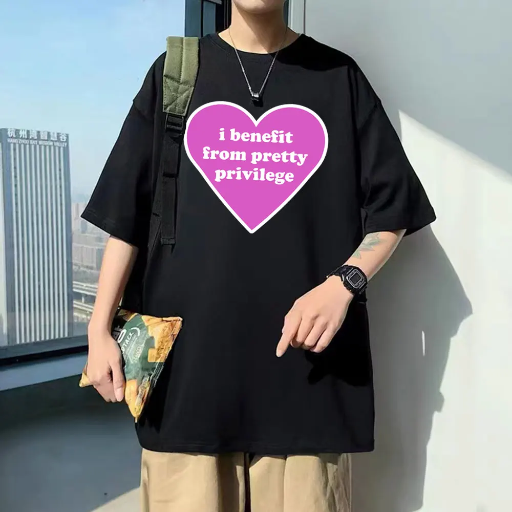 Funny I Benefit From Pretty Privilege Meme Print Tshirt Short Sleeve Man Harajuku Cotton Tees Men Women Fashion Fan Gift T-shirt
Funny I Benefit From Pretty Privilege Meme Print Tshirt Short Sleeve Man Harajuku Cotton Tees Men Women Fashion Fan Gift T-shirt