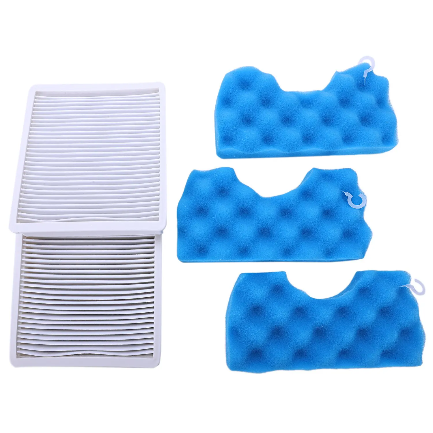 

2x Vacuum Cleaner Dust Filter Hepa Filter + 3xSet Of Filter Cotton For Samsung Sc4300 Sc4470 White Vc-B710W