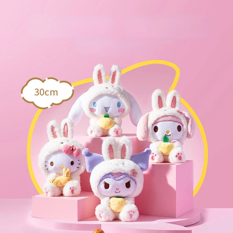30 см оригинальная плюшевая игрушка Miniso HelloKittys Sanrio Kawali Kuromi My Melody Cinnamoroll Мягкая кукла кулон игрушки девочка детский подарок
30 см оригинальная плюшевая игрушка Miniso HelloKittys Sanrio Kawali Kuromi My Melody Cinnamoroll Мягкая кукла кулон игрушки девочка детский подарок