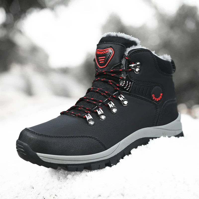 Waterproof Men Winter Boots Leather Hiking Shoes Non-slip Outdoor Sports Trekking Sneakers Super Warm High Top Man Casual Boots
Waterproof Men Winter Boots Leather Hiking Shoes Non-slip Outdoor Sports Trekking Sneakers Super Warm High Top Man Casual Boots