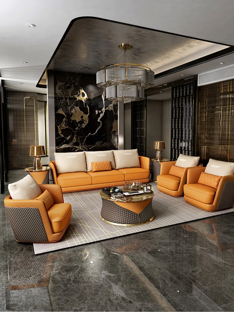 Light Luxury Leather Sofa Head Layer Cowhide Postmodern Italian Sofa Large Sectional Sofa Set Furniture Living Room Couch Set
Light Luxury Leather Sofa Head Layer Cowhide Postmodern Italian Sofa Large Sectional Sofa Set Furniture Living Room Couch Set