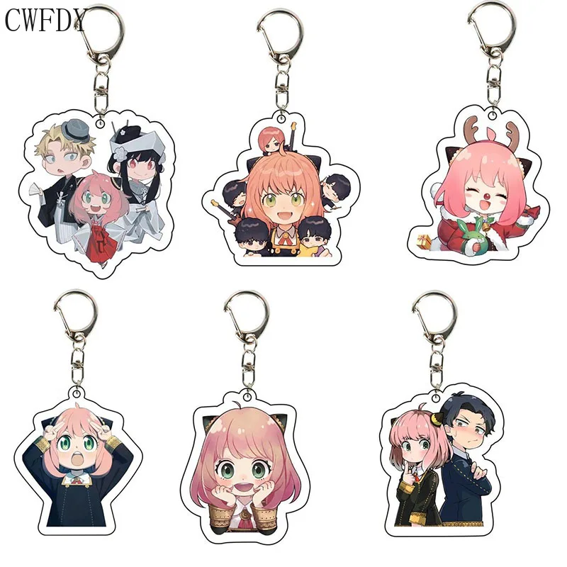 Cartoon SPY X FAMILY Acrylic Keychain Cosplay Cute Figure Twilight Yor Forger Anya Forger Charm Pendant Car Bag Keyring Jewelry
Cartoon SPY X FAMILY Acrylic Keychain Cosplay Cute Figure Twilight Yor Forger Anya Forger Charm Pendant Car Bag Keyring Jewelry