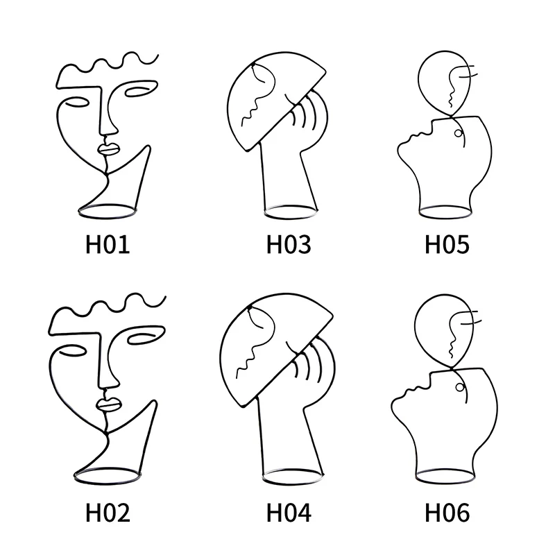 Modern Decorative Figure Metal Face Art Decorative Statue Abstract Decoration For Home Face Art Nordic Ornament
Modern Decorative Figure Metal Face Art Decorative Statue Abstract Decoration For Home Face Art Nordic Ornament