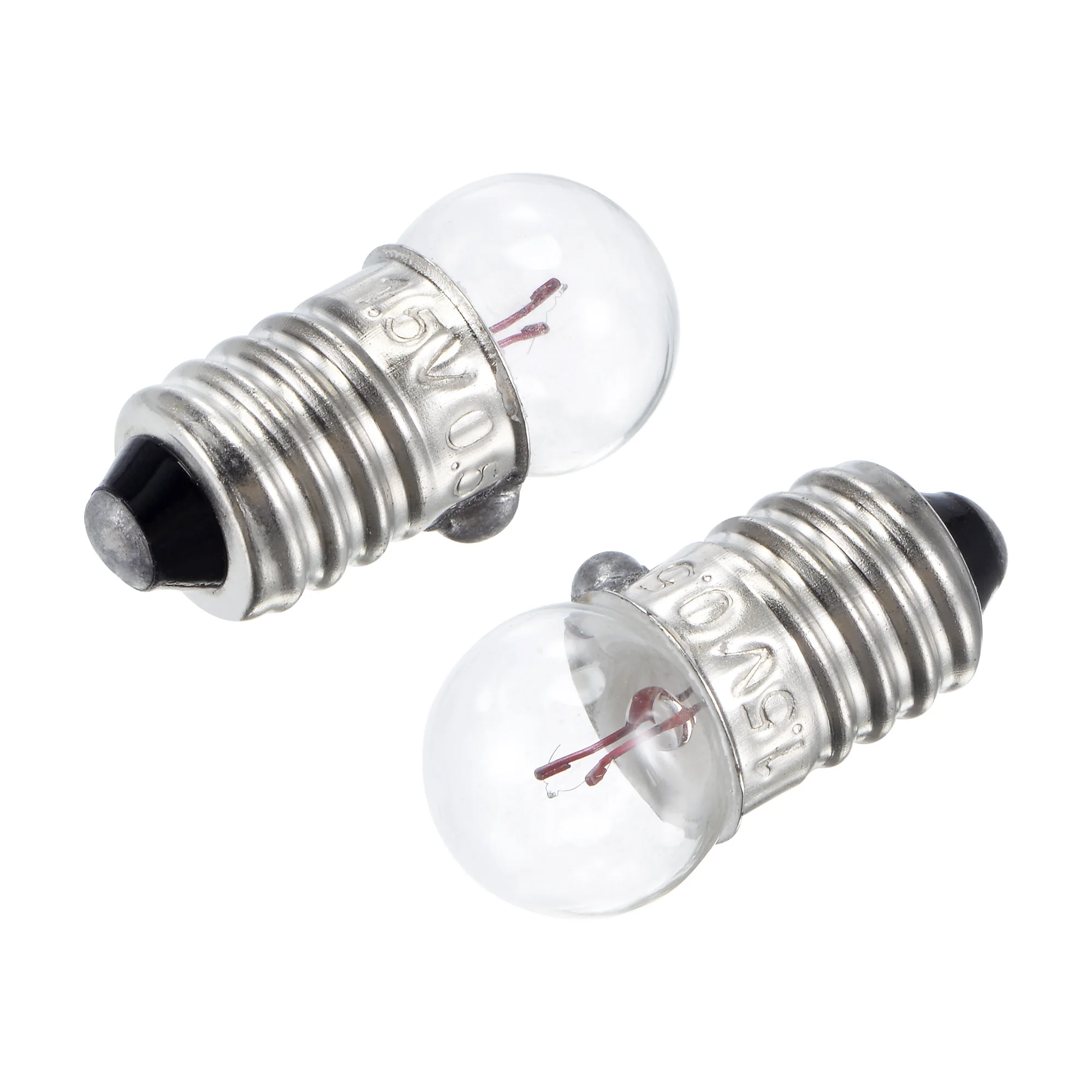 Uxcell E10 Screw Base Miniature Bulbs DC 1.5V 0.5A Warm Yellow Light Mini Lamps with Storage Box, Pack of 10
Uxcell E10 Screw Base Miniature Bulbs DC 1.5V 0.5A Warm Yellow Light Mini Lamps with Storage Box, Pack of 10