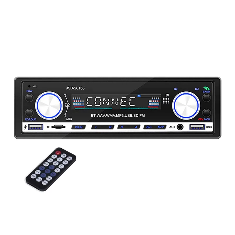 Car Stereo With Bluetooth, Car Radio Audio 4X60W Digital MP3 Player Hands Free Calling With FM Radio USB / AUX Port / TF
Car Stereo With Bluetooth, Car Radio Audio 4X60W Digital MP3 Player Hands Free Calling With FM Radio USB / AUX Port / TF