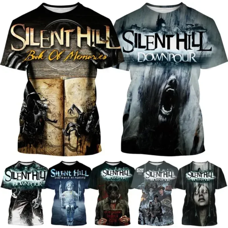 New Horror Survival Game Silent Hill 3D Print T-shirt Fashion Men Clothing Summer Casual Unisex Oversized T Shirt Harajuku Tops
New Horror Survival Game Silent Hill 3D Print T-shirt Fashion Men Clothing Summer Casual Unisex Oversized T Shirt Harajuku Tops