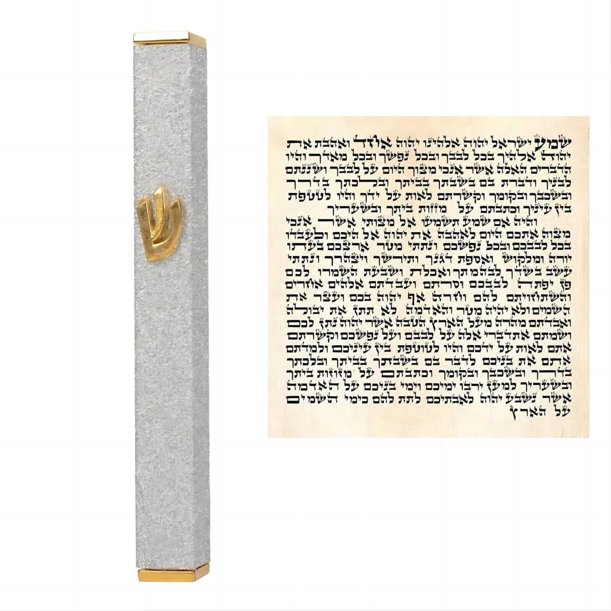 Классический серебристый алюминиевый чехол Mezuzah Judaica с дверью, еврейский подарок на новоселье для домашнего декора, украшение для автомобил...
Классический серебристый алюминиевый чехол Mezuzah Judaica с дверью, еврейский подарок на новоселье для домашнего декора, украшение для автомобил...