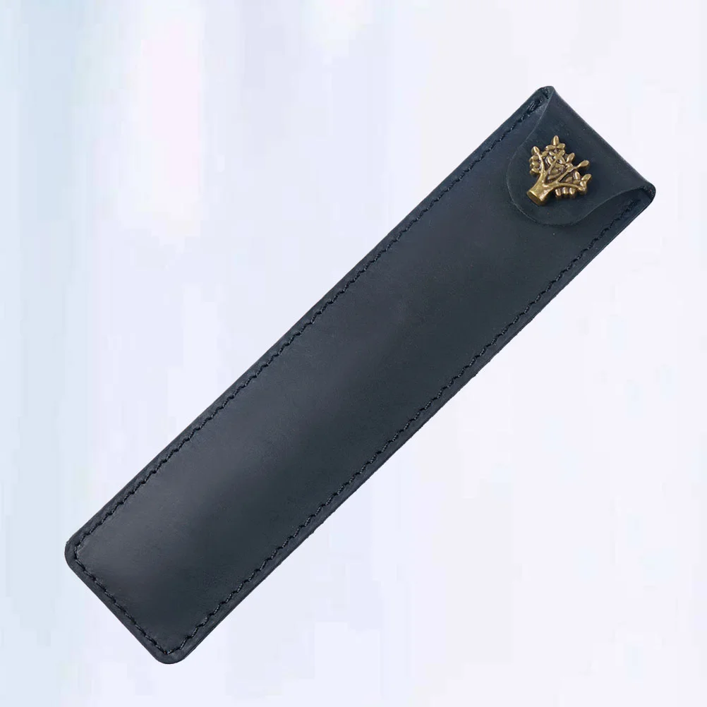 Pen Single Pen Case Holder Fountain Pen Pen Sleeve Cover Durable Pen Case Desk Supplies ( Black )
Pen Single Pen Case Holder Fountain Pen Pen Sleeve Cover Durable Pen Case Desk Supplies ( Black )