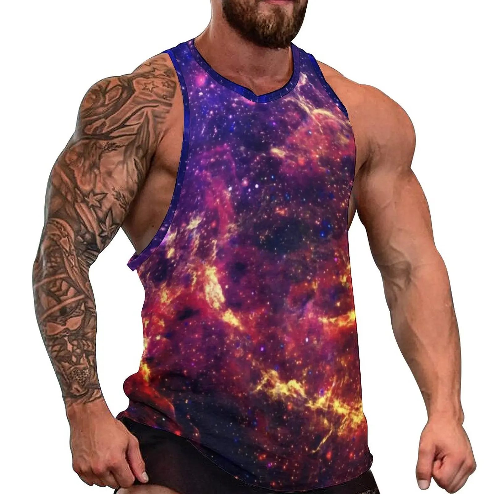 Galaxy Tank Top Mens Outer Space Trendy Tops Daily Design Workout Cool Oversized Sleeveless Shirts
Galaxy Tank Top Mens Outer Space Trendy Tops Daily Design Workout Cool Oversized Sleeveless Shirts