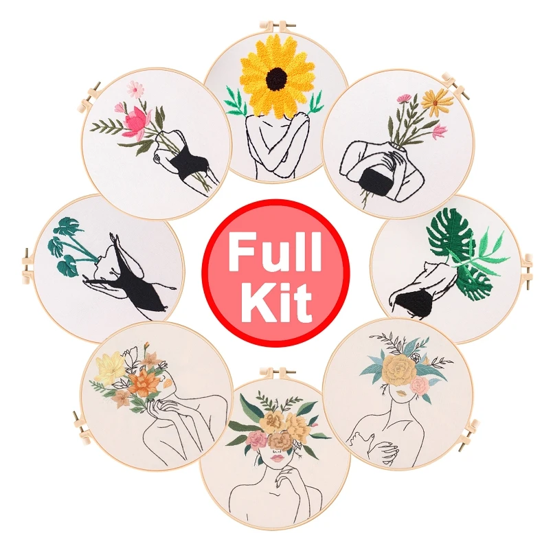 Feminist Embroidery Kit for Beginners with Embroidery Pattern Lady Embroidery Pendant Needlework DIY Kit English Instruction
Feminist Embroidery Kit for Beginners with Embroidery Pattern Lady Embroidery Pendant Needlework DIY Kit English Instruction