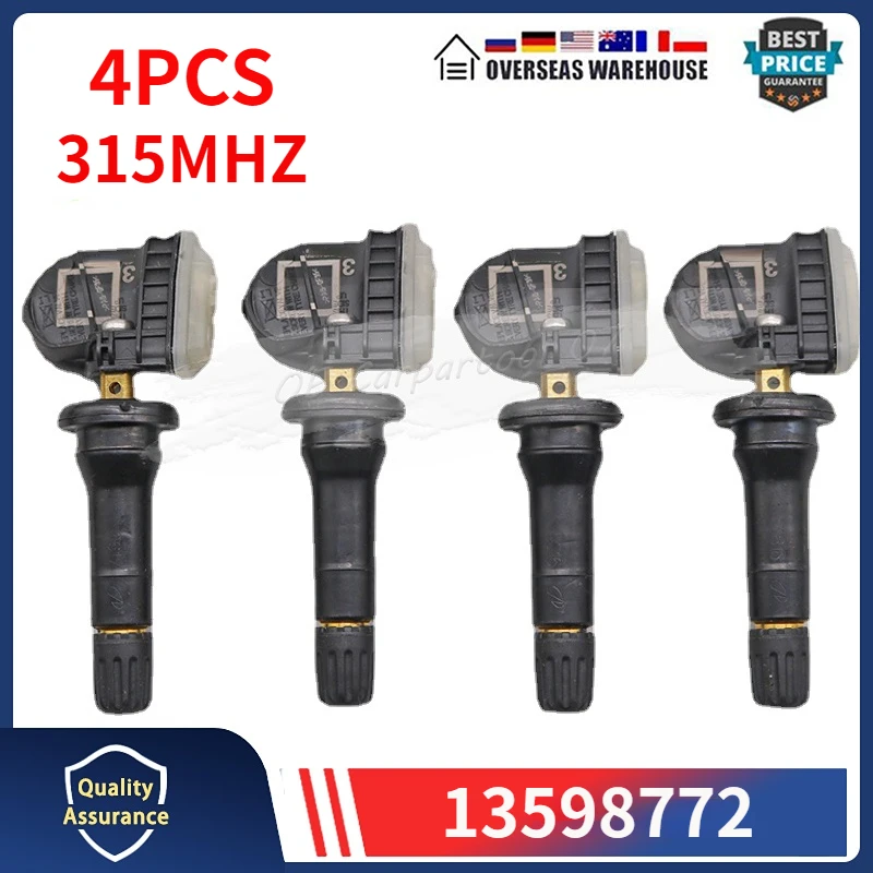4Pcs/lot Tyre Pressure Sensor TPMS 13598772 For BUICK ALLURE CADILLAC CTS DTS SRX SATURN OUTLOOK TIRE PRESSURE MONITORING SYSTEM
4Pcs/lot Tyre Pressure Sensor TPMS 13598772 For BUICK ALLURE CADILLAC CTS DTS SRX SATURN OUTLOOK TIRE PRESSURE MONITORING SYSTEM