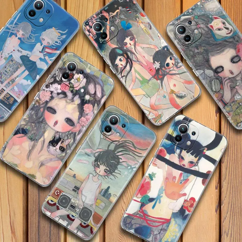 Japanese Style Aya Takano Art Painting Case For Xiaomi Mi 11 Note 10 10T 9 9T Pro Lite Poco X3 F3 M3 Clear Cover Redmi 9 A 9C 10
Japanese Style Aya Takano Art Painting Case For Xiaomi Mi 11 Note 10 10T 9 9T Pro Lite Poco X3 F3 M3 Clear Cover Redmi 9 A 9C 10