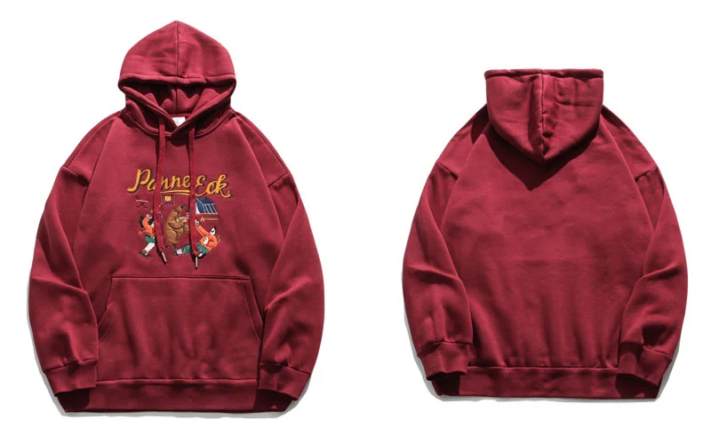 Hoodies Embroidery Sweatshirts Bear Fleece Streetwar 2023 Mens Harajuku Hip Hop Casual Pullover Hooded Fashion Tops
Hoodies Embroidery Sweatshirts Bear Fleece Streetwar 2023 Mens Harajuku Hip Hop Casual Pullover Hooded Fashion Tops