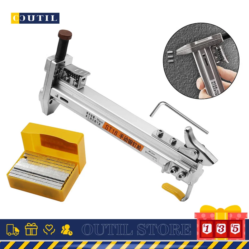 Realmote High Quality Manual Steel Nail Gun Automatic Cement Nail Gun Wire Groove Nailing Tool Straight Nail Gun
Realmote High Quality Manual Steel Nail Gun Automatic Cement Nail Gun Wire Groove Nailing Tool Straight Nail Gun
