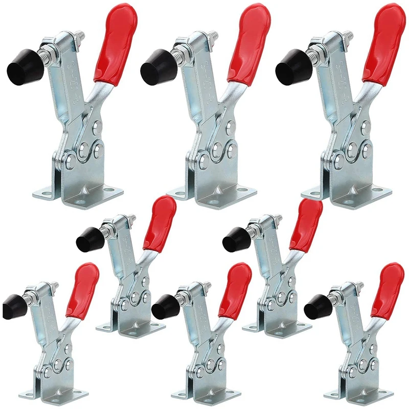 Besttoggle Clamps, Non-Slip, 201-B, Holding Force, Horizontal Metal Button Clamp, Quick Release, Hand Tool, 8 Pieces
Besttoggle Clamps, Non-Slip, 201-B, Holding Force, Horizontal Metal Button Clamp, Quick Release, Hand Tool, 8 Pieces