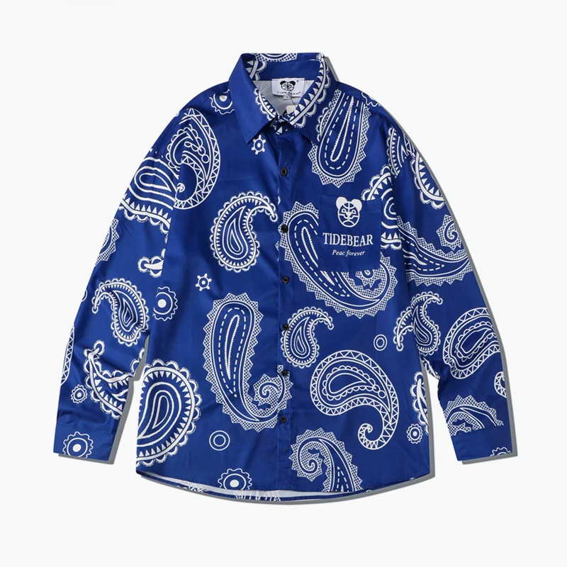 2024 Luxury Baroque Shirts Men Dress Fall New Cashew Trend Long Sleeve Paisley Flower Streetwear High Quality
2024 Luxury Baroque Shirts Men Dress Fall New Cashew Trend Long Sleeve Paisley Flower Streetwear High Quality