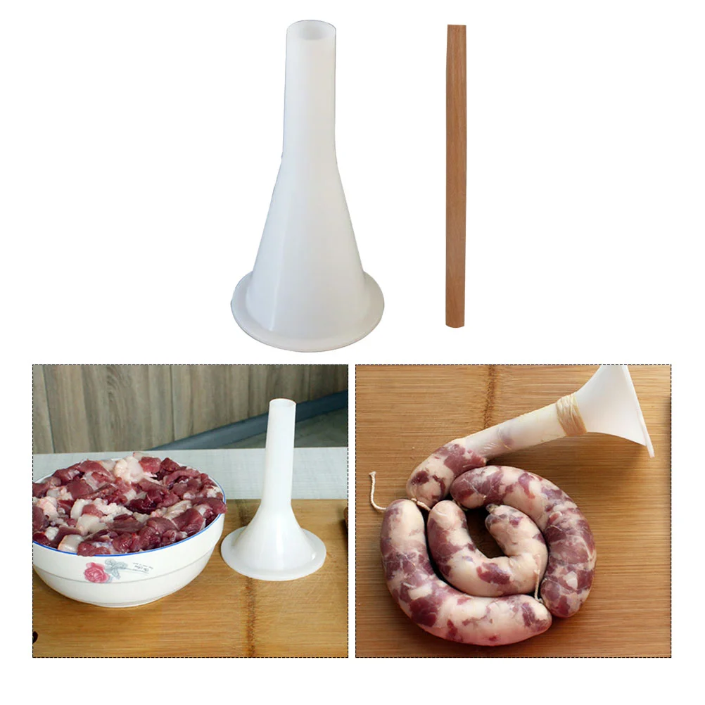 1 set of Sausage Making Tools Sausage Extruder Grinder Filling Funnel Sausage Filling Pipes Sausage Processing Tool
1 set of Sausage Making Tools Sausage Extruder Grinder Filling Funnel Sausage Filling Pipes Sausage Processing Tool