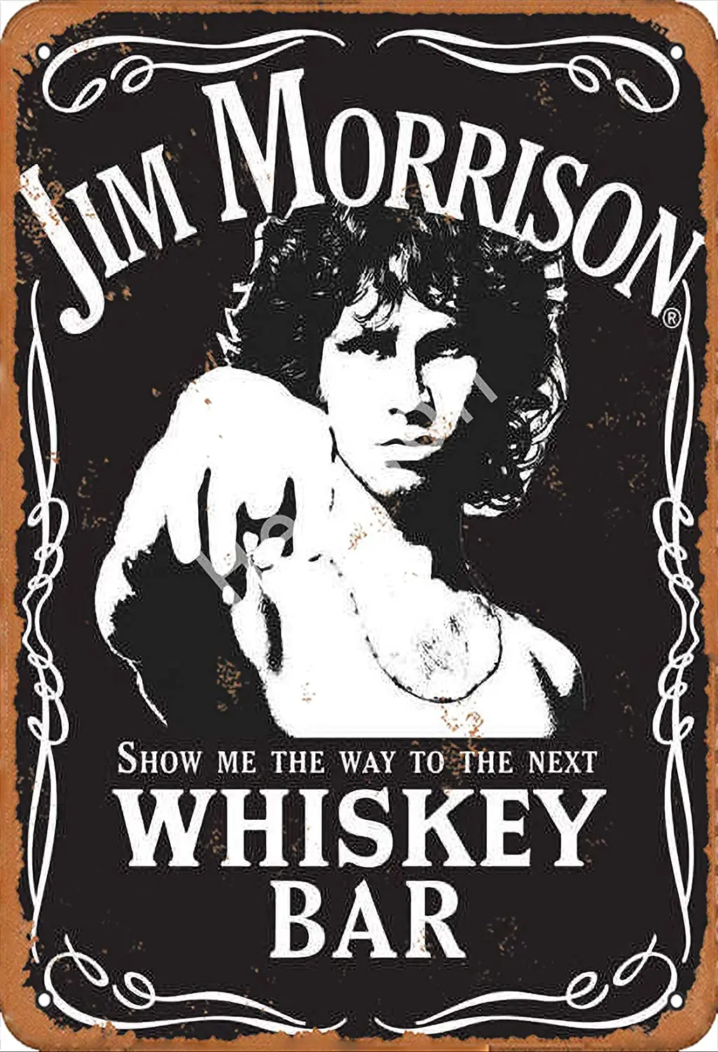 LINA Jim Morrison Whiskey Bar Retro Tin Signs Metal Vintage Signs Auto Motorcycle Gasoline Garage Home Wall Decoration Metal
LINA Jim Morrison Whiskey Bar Retro Tin Signs Metal Vintage Signs Auto Motorcycle Gasoline Garage Home Wall Decoration Metal