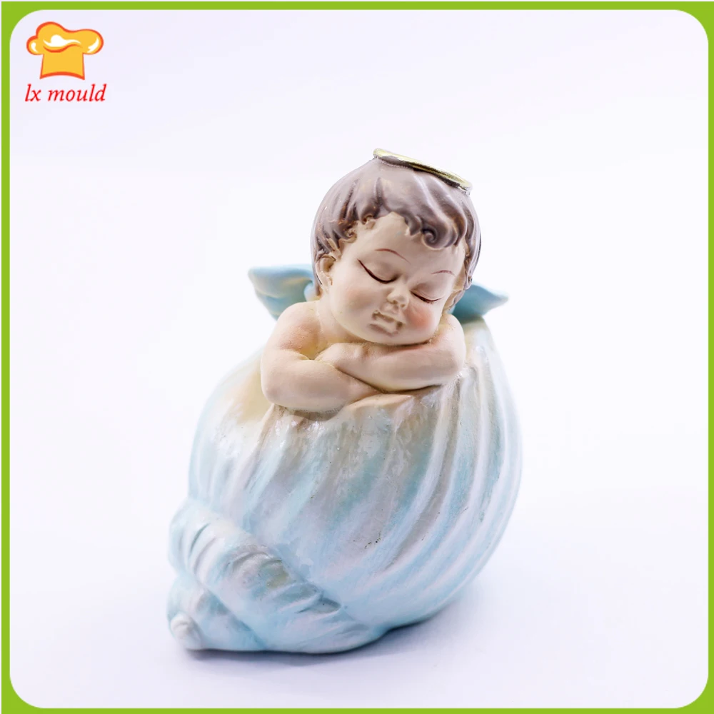 3D Ocean Angel Doll Silicone Mold Weaved Snails Baby Cake Silicone Mould Tool Sugarcraft Candy Chocolate Baking Molds
3D Ocean Angel Doll Silicone Mold Weaved Snails Baby Cake Silicone Mould Tool Sugarcraft Candy Chocolate Baking Molds