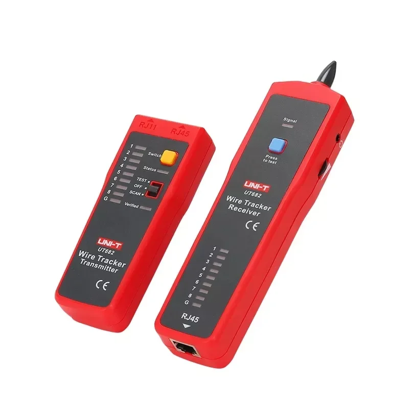 NEW UT682 Network Wire Tester Tracker RJ11 RJ45 Wire Line Finder Lan tester Handheld Cable Testing Tool for Network Maintenanc
NEW UT682 Network Wire Tester Tracker RJ11 RJ45 Wire Line Finder Lan tester Handheld Cable Testing Tool for Network Maintenanc