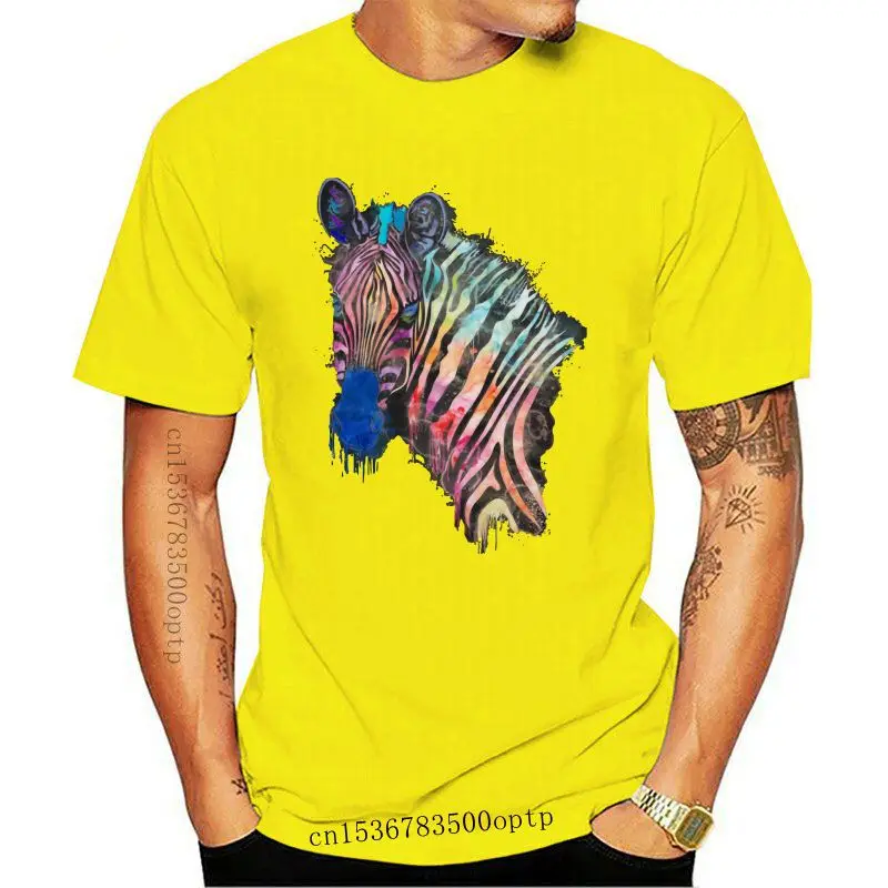 Man Clothing New Designer T-shirt Watercolor Zebra Men Cool Black Tee Shirts Punk Style Short Sleeve Male Street Wear Personali
Man Clothing New Designer T-shirt Watercolor Zebra Men Cool Black Tee Shirts Punk Style Short Sleeve Male Street Wear Personali