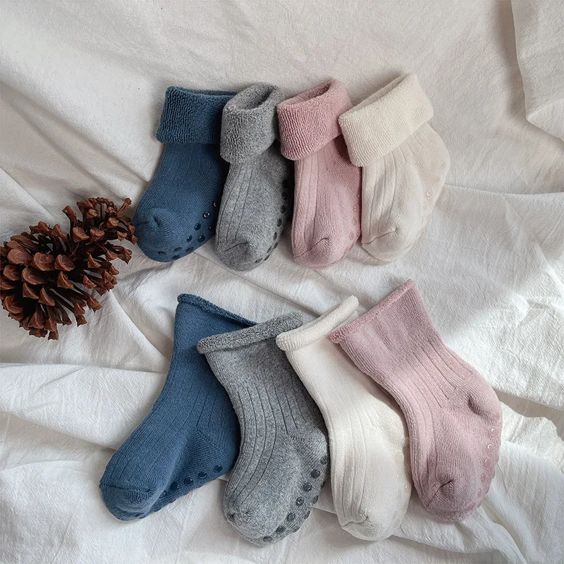 1 Pair Winter Terry Calf Sock for Infant Boy Girl Spring Autumn Solid Color Combed Cotton Non-slip Floor Sock Baby Accessories
1 Pair Winter Terry Calf Sock for Infant Boy Girl Spring Autumn Solid Color Combed Cotton Non-slip Floor Sock Baby Accessories