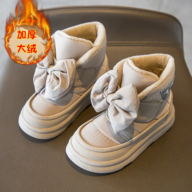 Children's Snow Boots 2022 New Winter Kids Shoes Butterfly-knot Waterproof Warm Plush Fashion Princess Girls Boots EU 22-37
Children's Snow Boots 2022 New Winter Kids Shoes Butterfly-knot Waterproof Warm Plush Fashion Princess Girls Boots EU 22-37