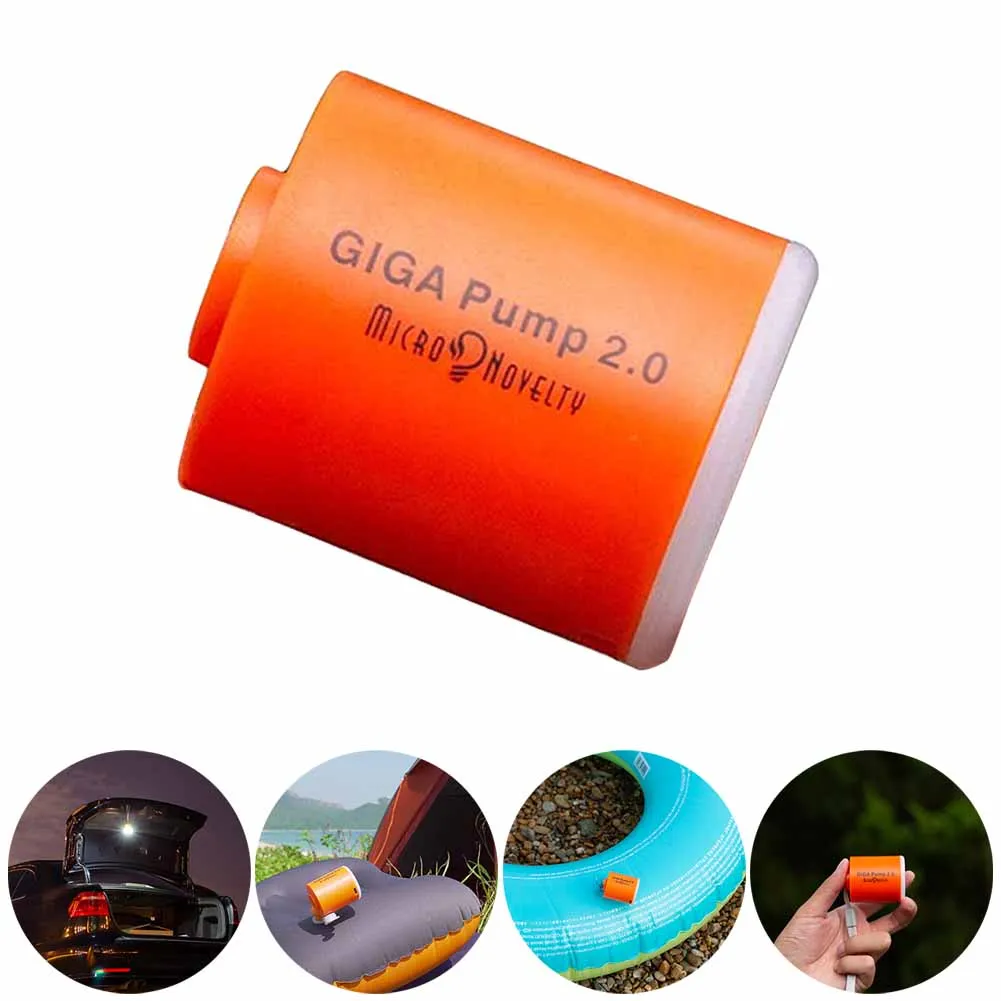 GIGA Pump 2.0 Mini Air Pump With 5 Nozzles For Electric Inflator Mattress SwimmingRing Camping Outdoor Portable Vacuum Pump
GIGA Pump 2.0 Mini Air Pump With 5 Nozzles For Electric Inflator Mattress SwimmingRing Camping Outdoor Portable Vacuum Pump