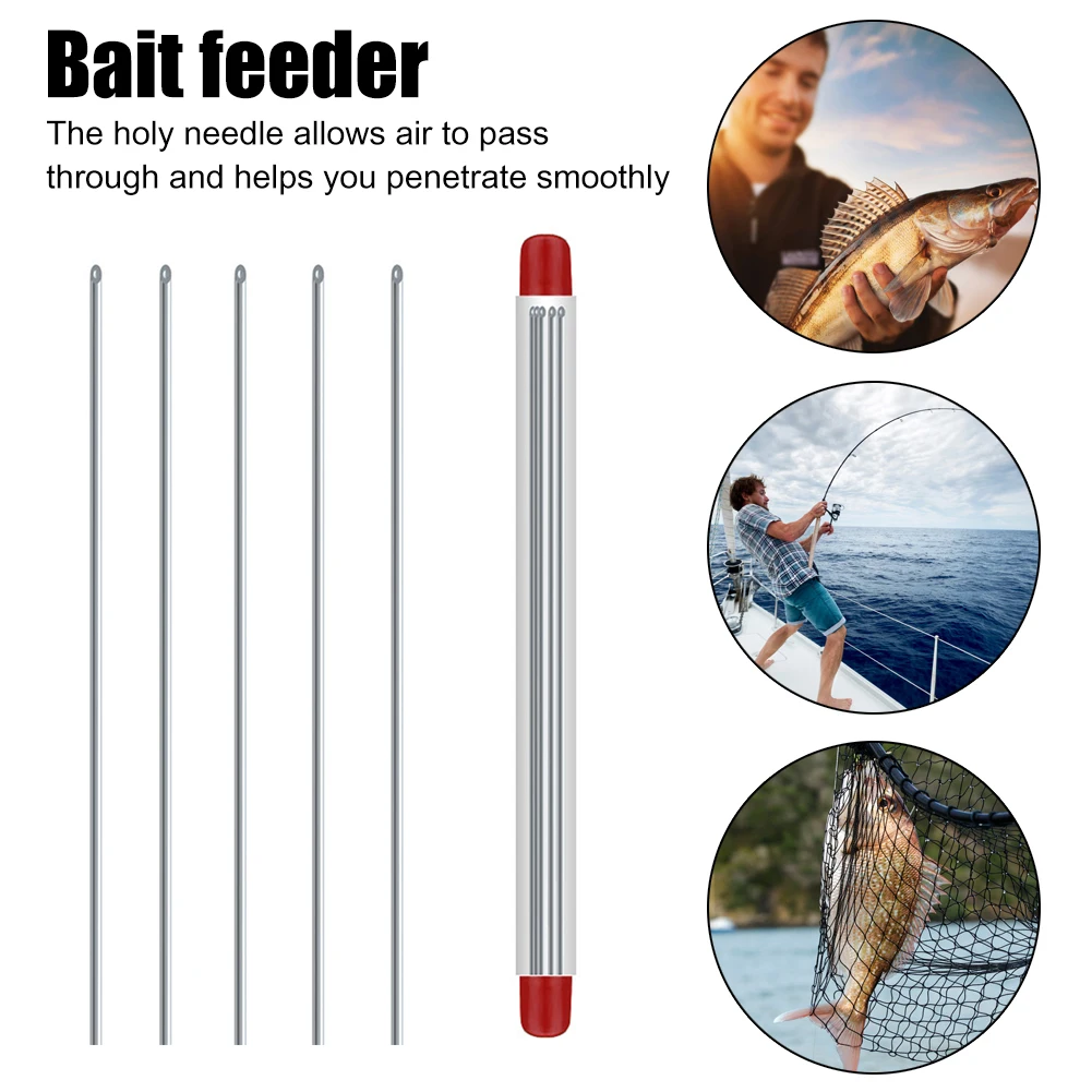 5pcs Portable Hollow Earthworm Hooking Needle Stainless Steel Upper Needles Fishing Tools Worm Baiting Needle Driller
5pcs Portable Hollow Earthworm Hooking Needle Stainless Steel Upper Needles Fishing Tools Worm Baiting Needle Driller