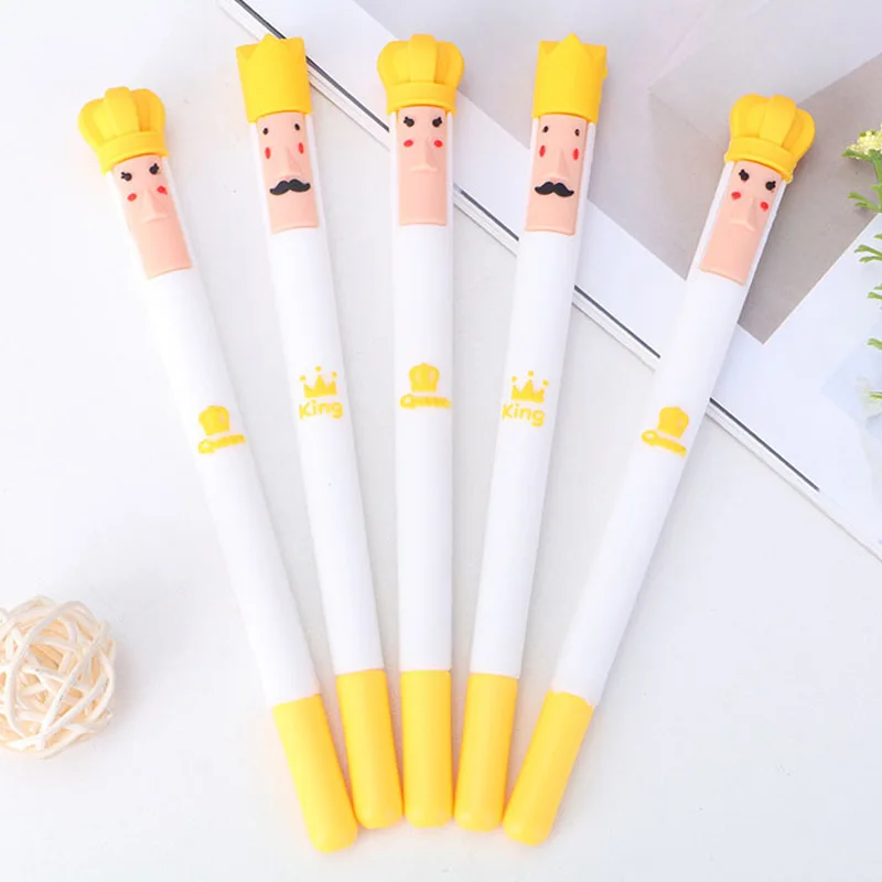 2Pcs/Lot 0.5mm Black Ink Creative King Gel Pens Students Office Signature Writing Tools School Supplies Korean Kawaii Stationery
2Pcs/Lot 0.5mm Black Ink Creative King Gel Pens Students Office Signature Writing Tools School Supplies Korean Kawaii Stationery