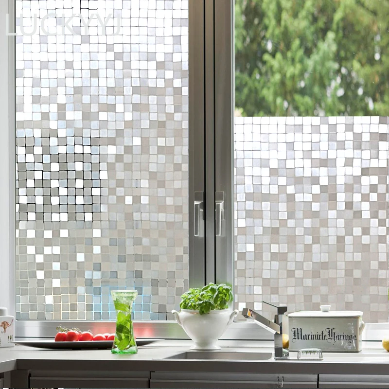 Window Privacy Films, Vinyl 3D Frosted Privacy Film, Decorative Glass Cover, Non Adhesive UV Blocking Removable Window Stickers
Window Privacy Films, Vinyl 3D Frosted Privacy Film, Decorative Glass Cover, Non Adhesive UV Blocking Removable Window Stickers